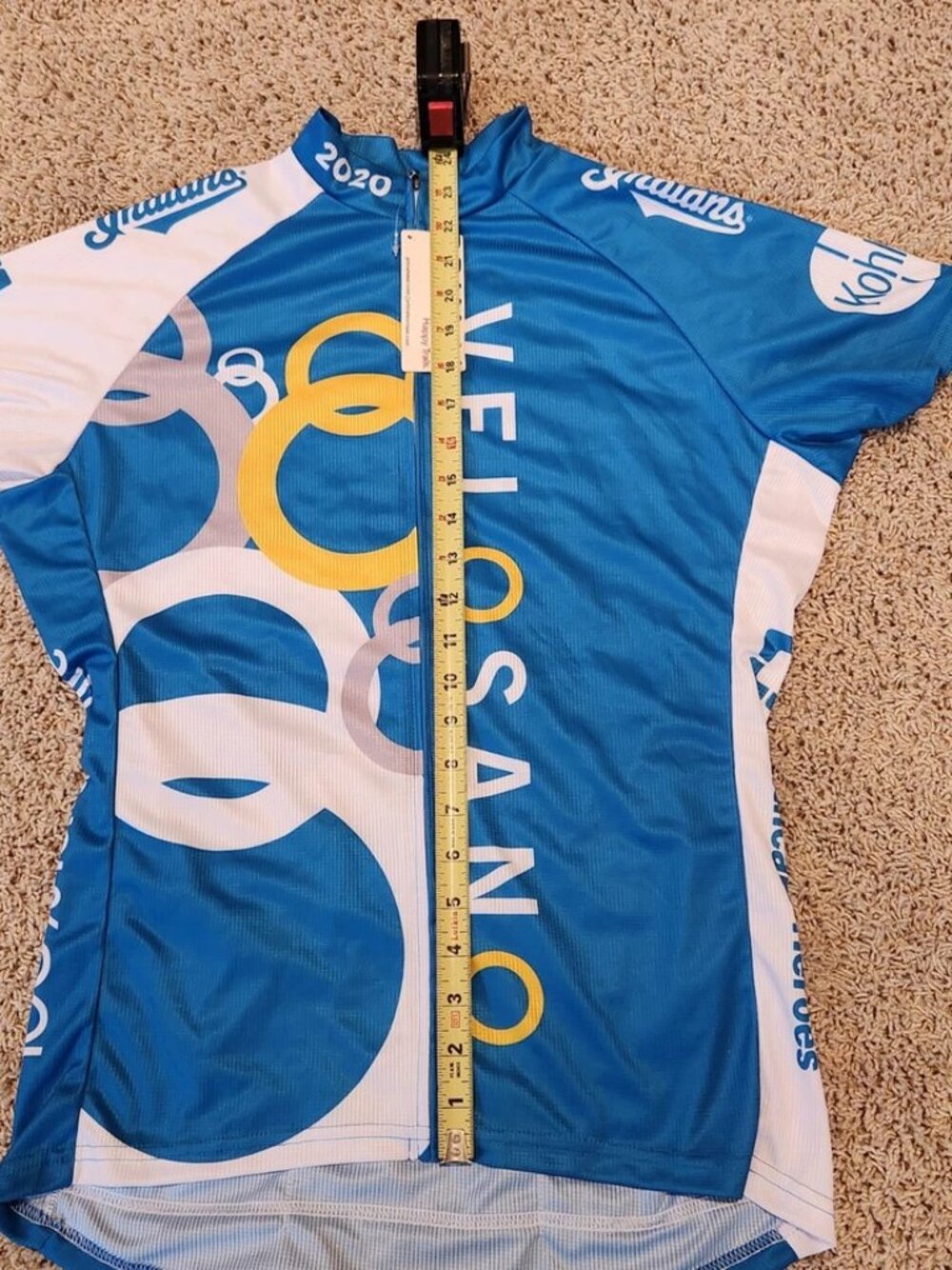 Primal Women XL VeloSano Cleveland Clinic Cycling Jersey Sport Cut Ohio NOS 2020 - Picture 10 of 16